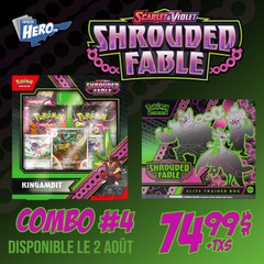 Pokemon SV6.5 Shrouded Fable COMBO #4 - King gambit - ETB